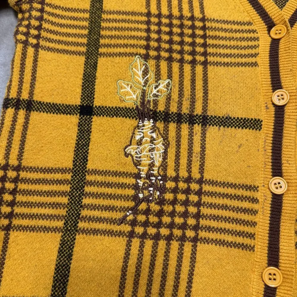 Harry Potter Women's Small Loyal Hufflepuff Cardigan Sweater Boxed‎ Lunch